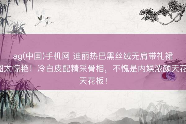 ag(中国)手机网 迪丽热巴黑丝绒无肩带礼裙生图太惊艳！冷白皮配精采骨相，不愧是内娱浓颜天花板！